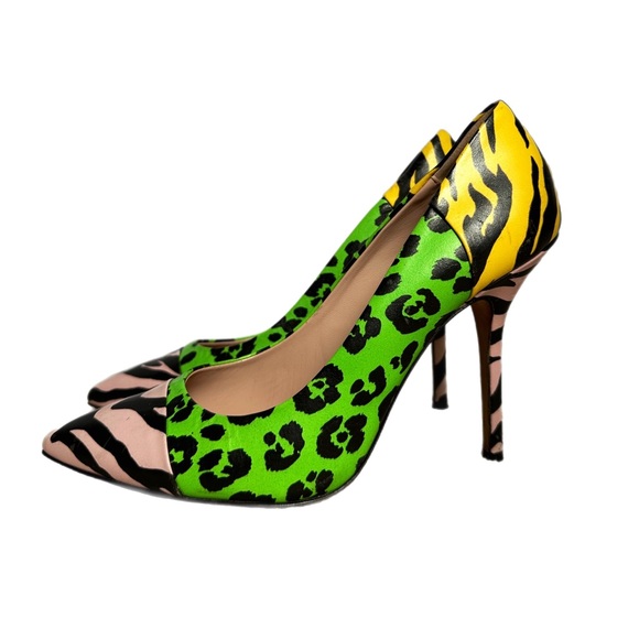 Moschino Cheap and Chic Shoes - Moschino Cheap & Chic SS2015 Flintstone Multicolour Pump